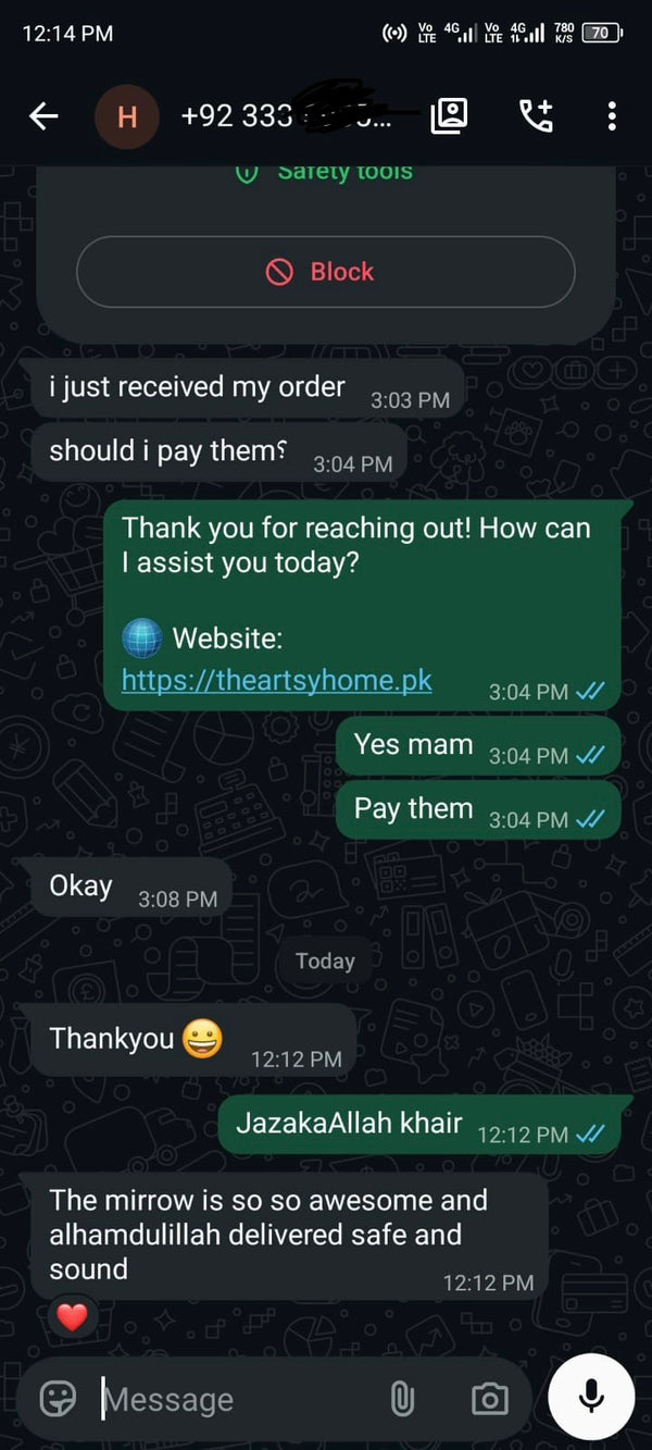 Verified buyer review 87