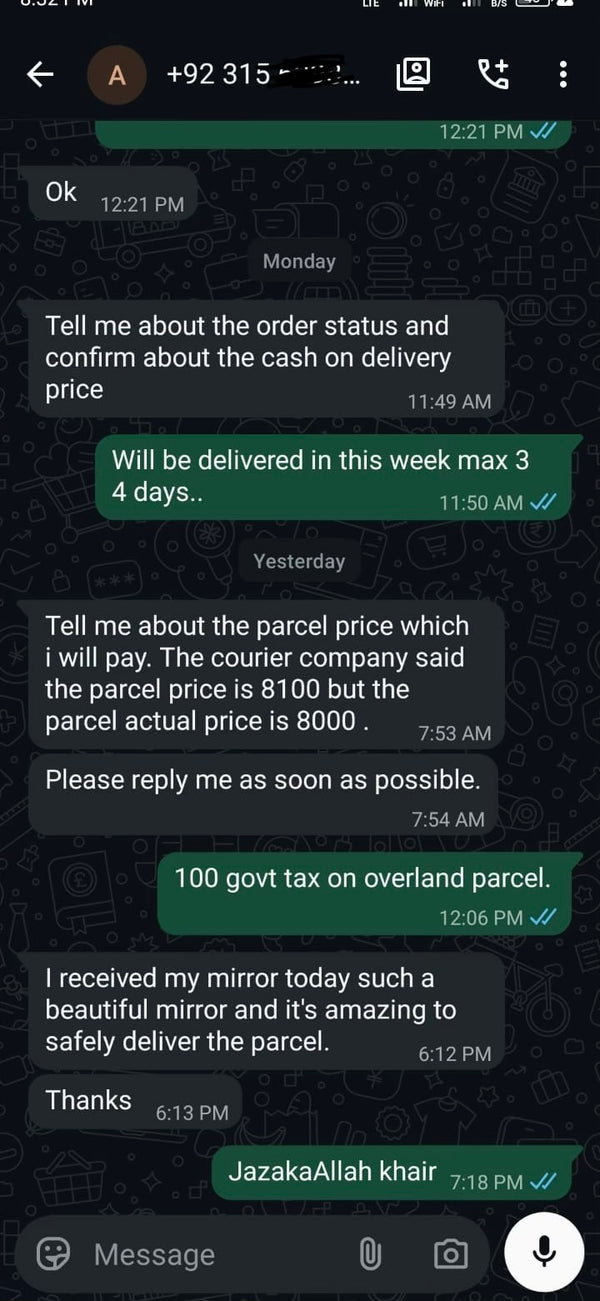 Verified buyer review 114