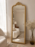 Luxury Antique Gold Ornate Full Length Mirror – 6 Ft × 25 Inches