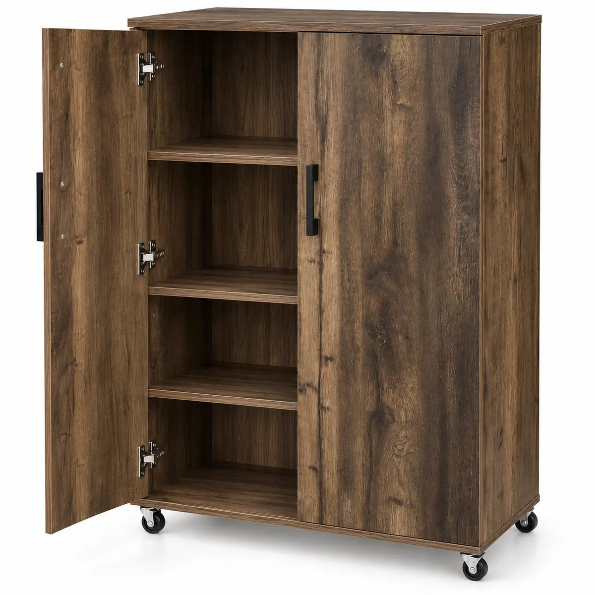 Wooden Storage Cabinet with Shelves & Doors - product image 2