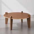 Modern Round Coffee Table | Premium MDF Wood Finish