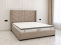 Luxury King Size Bed 6x6.5 Feet | Premium Upholstered Velvet Bed | The Artsy Home Pakistan