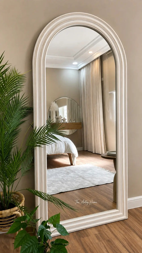 6 Ft Arched Full Length Mirror – 32 Inch Wide | The Artsy Home