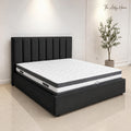 Modern Black King Size Bed | 6ft x 6.5ft | Premium Upholstered Bed – The Artsy Home