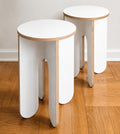 Modern Round Side Table – 14” Diameter × 20” Height