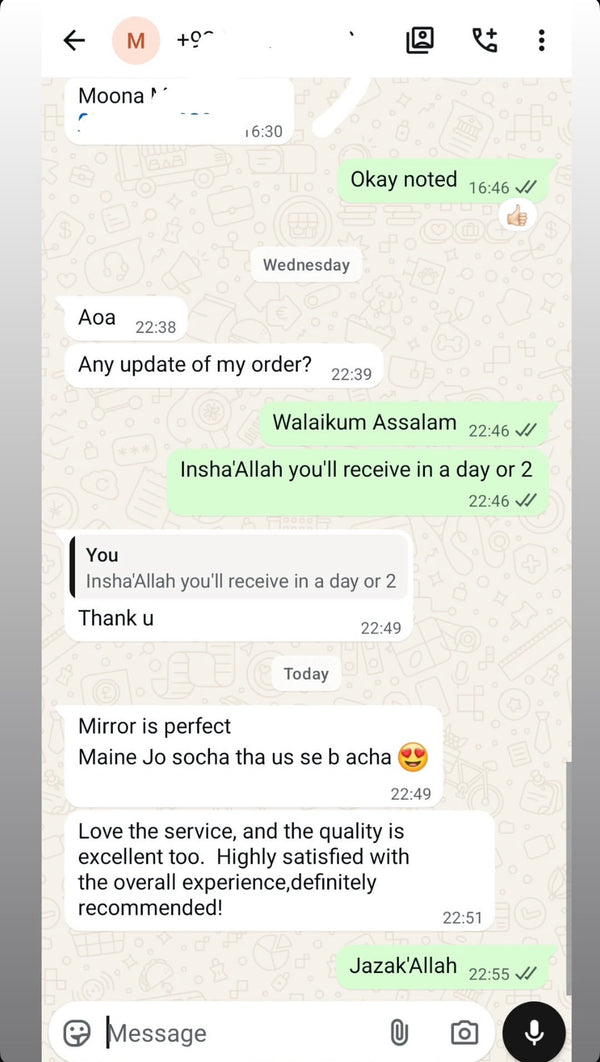 Verified buyer review 110