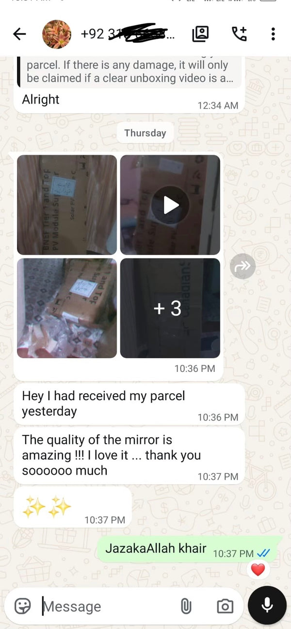 Verified buyer review 81