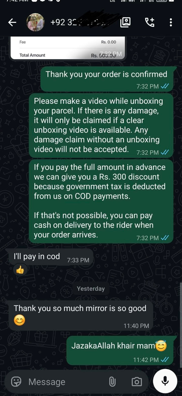 Verified buyer review 77