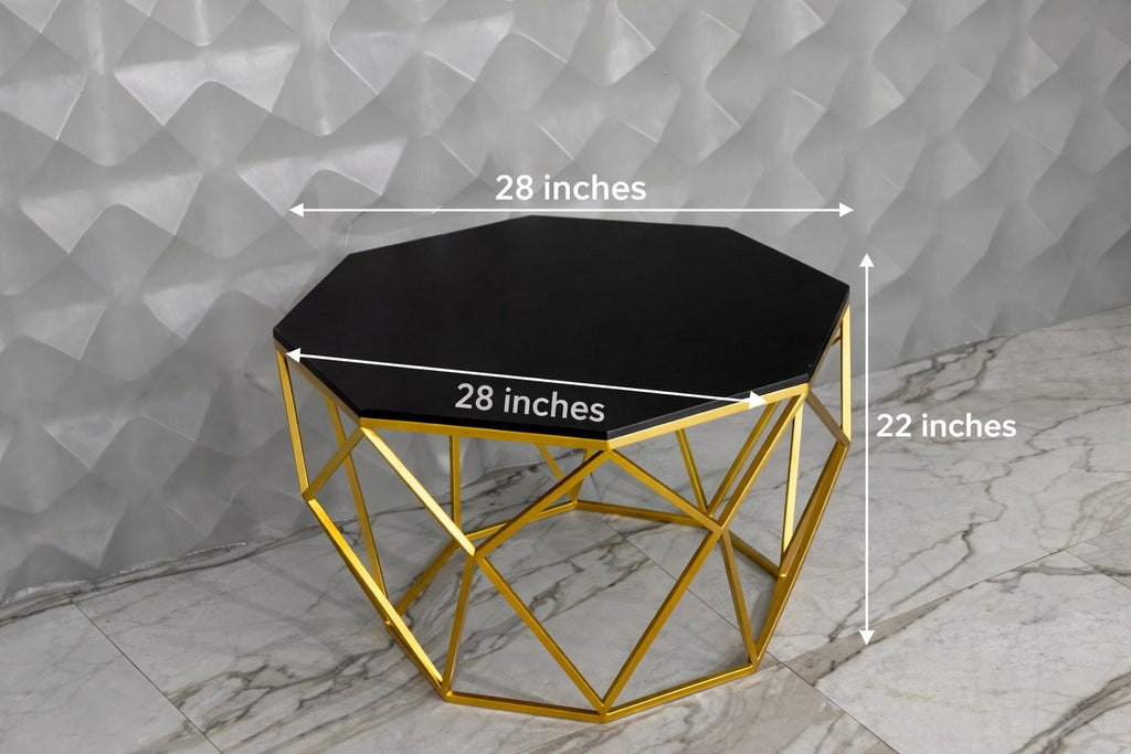 Hexa Metal Center Table